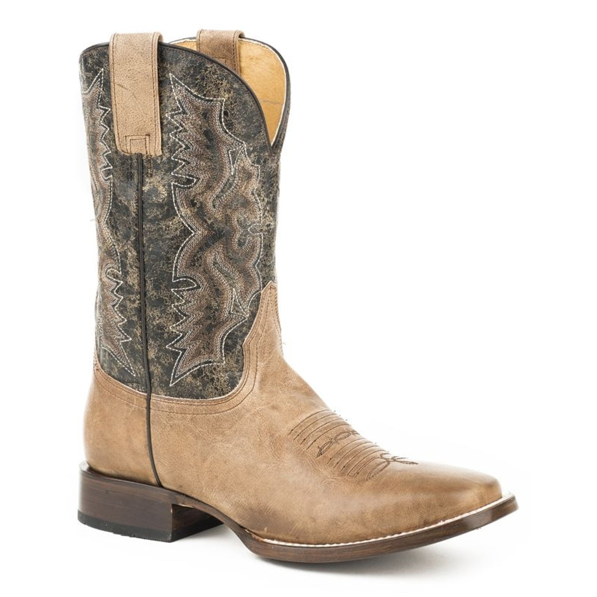 Roper Mens Dado Square Toe Boots