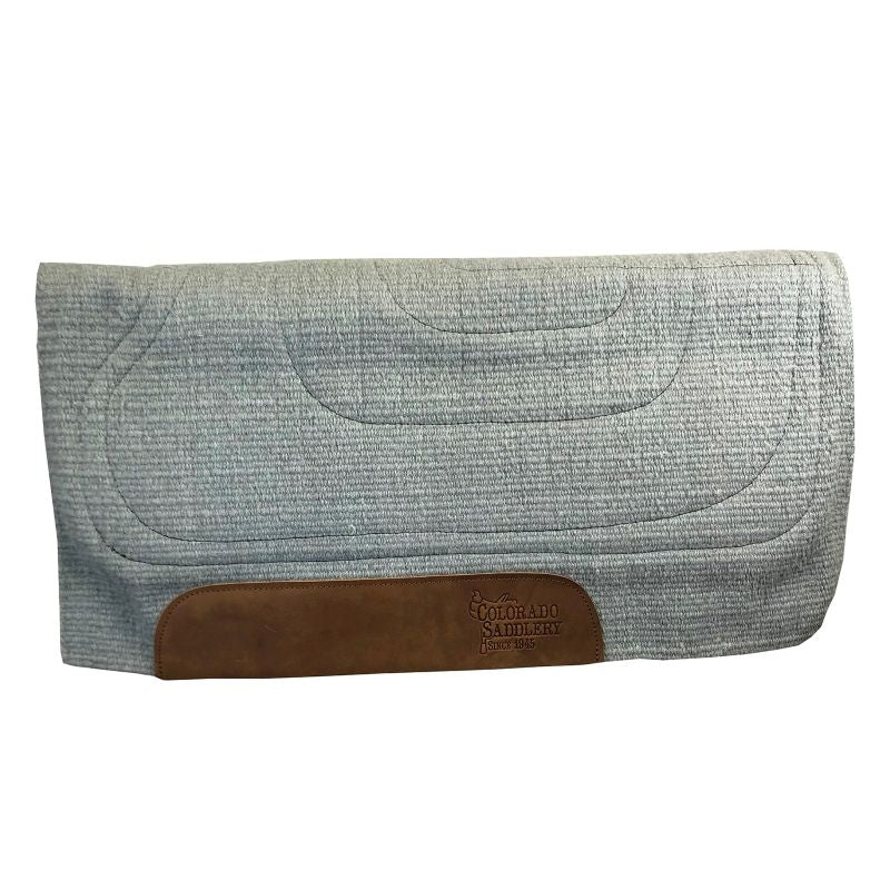 Colorado Saddlery Ash Top Pad with 1/2in Wool Bottom