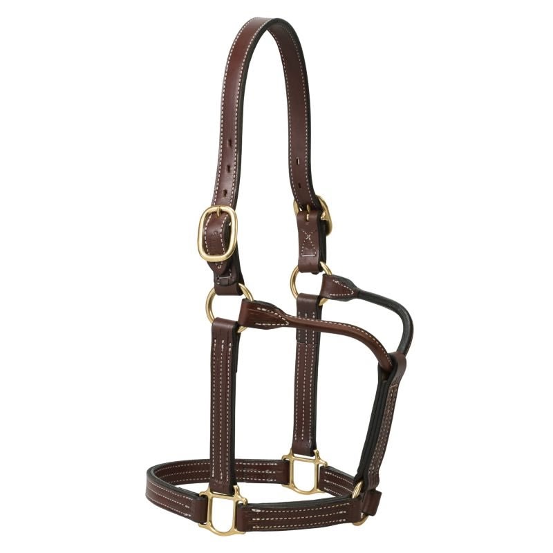 Weaver Leather 1in Thoroughbred Halter with o Snap