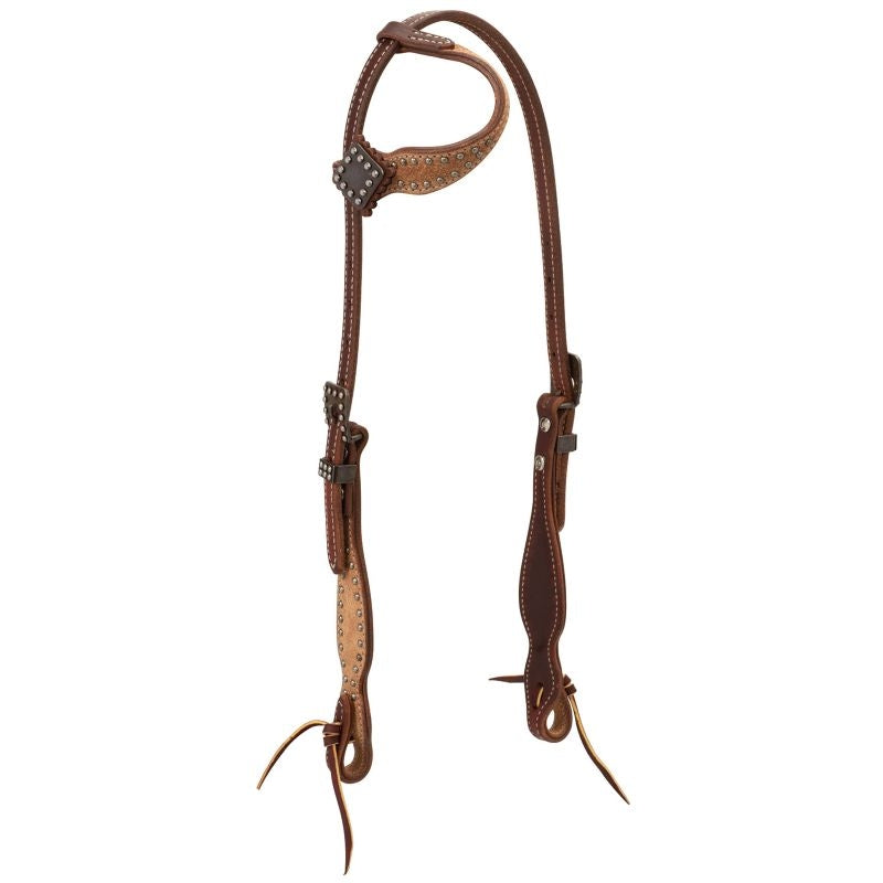 Weaver Leather Oiled Canyon Rose Sliding Headstall