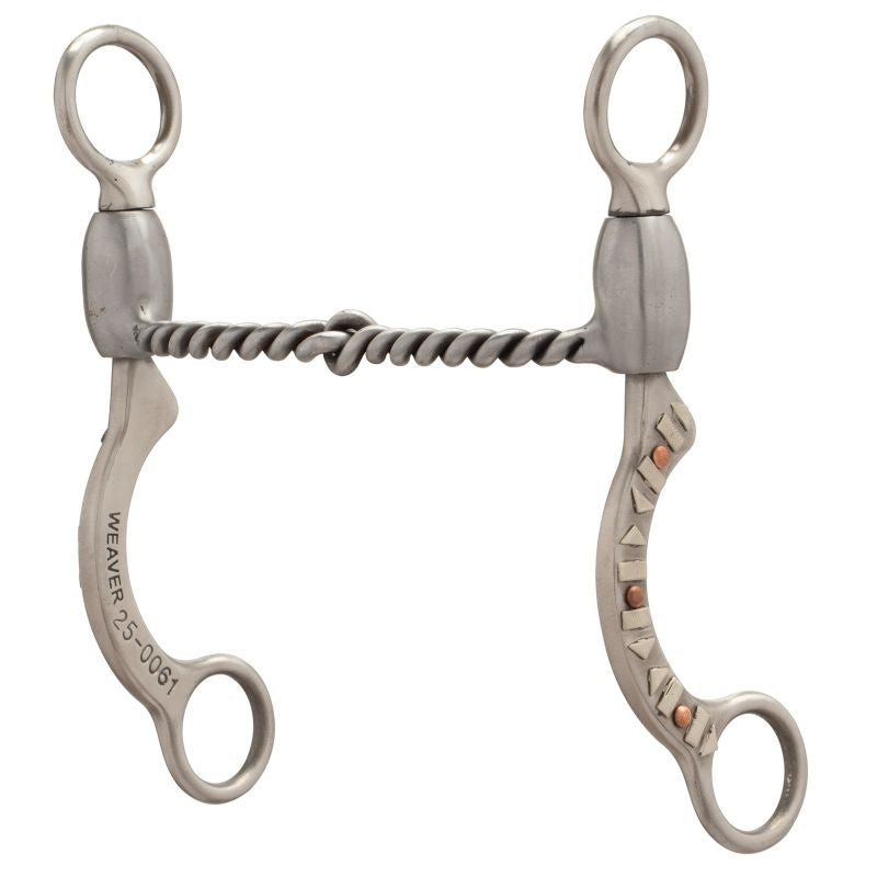 Weaver Pro Series 5in Twisted Snaffle with Accent Bit