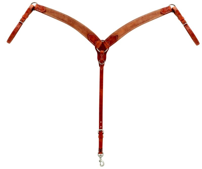 Weaver Roughout Russet Leather Breast Collar