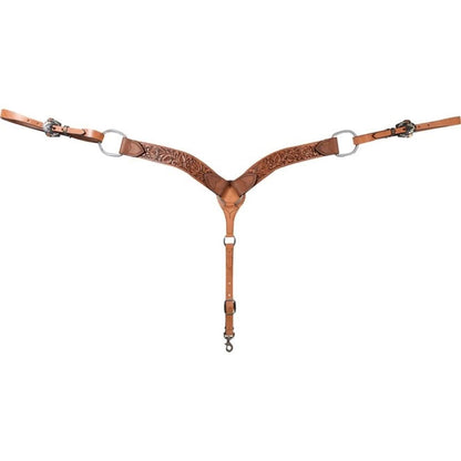 Cashel Guns and Roses Shaped Breast Collar