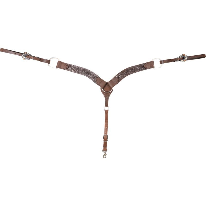 Cashel Guns and Roses Shaped Breast Collar