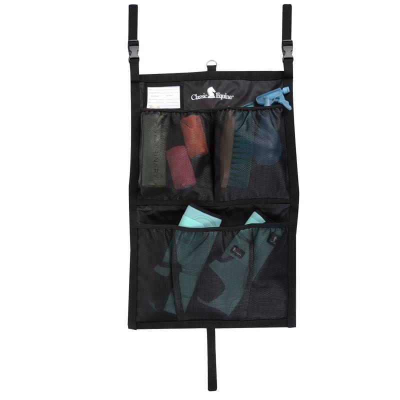 Classic Equine Black Stall Front Bag