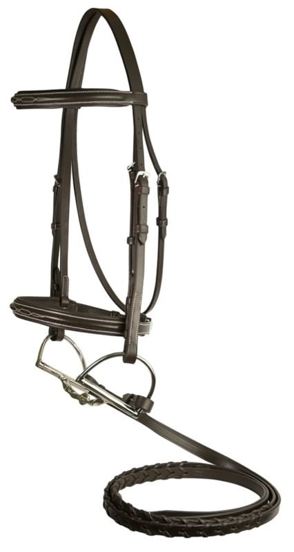 DaVinci Fancy Raised Pad Bridle/Rein