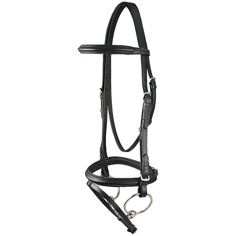DaVinci Raised Pad Dressage Bridle/Flash