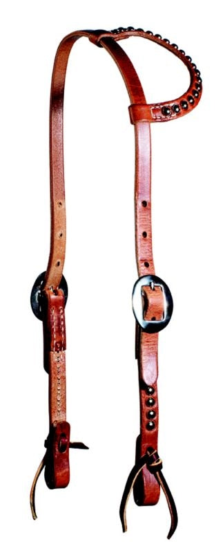 Professionals Choice Spotted Sliding-Ear Headstall