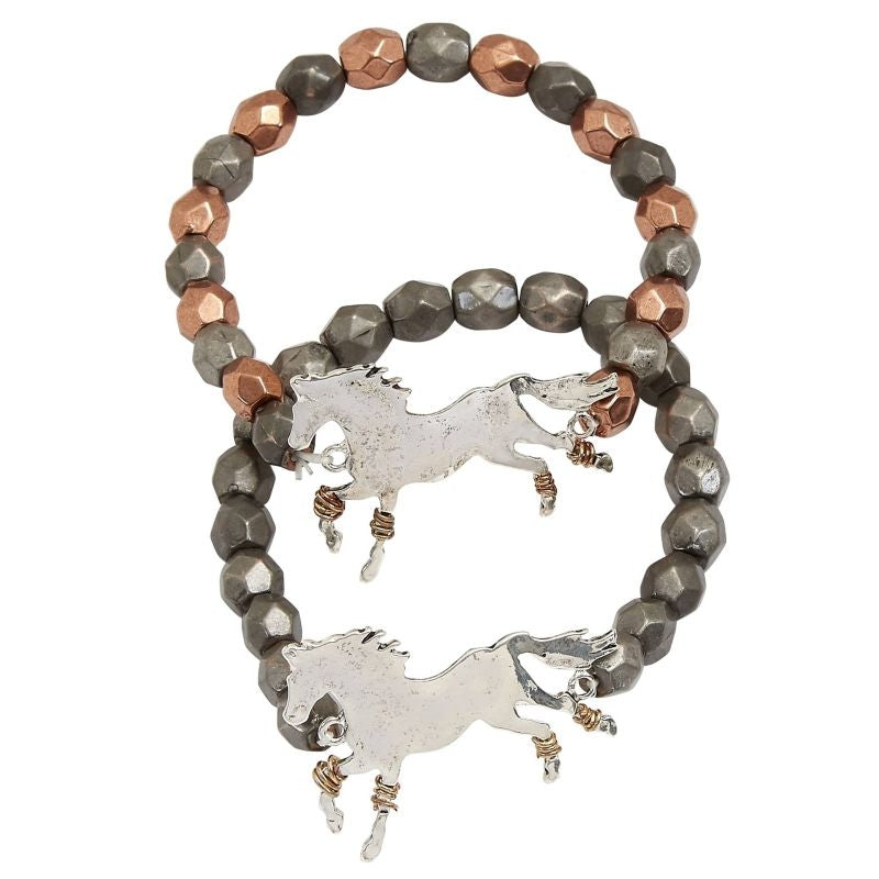 Multi Color Horse Stretch Bracelet