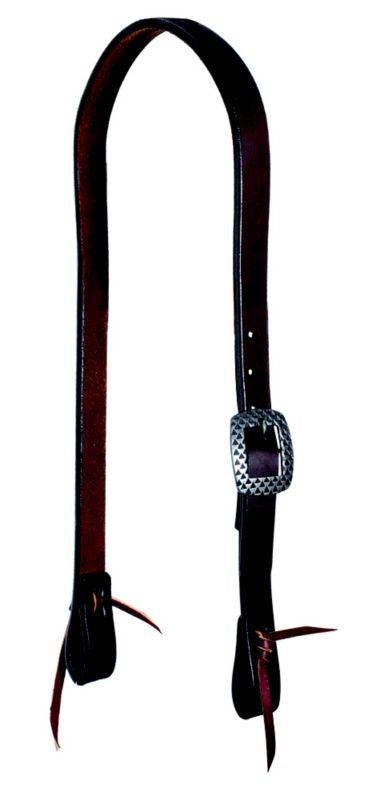 PC Colletion 1in Slit Ear Oiled Headstall