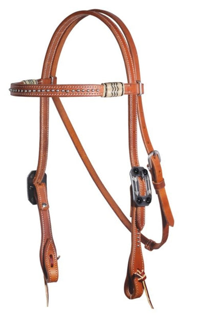 PC Collection 5/8in Dot Browband Headstall
