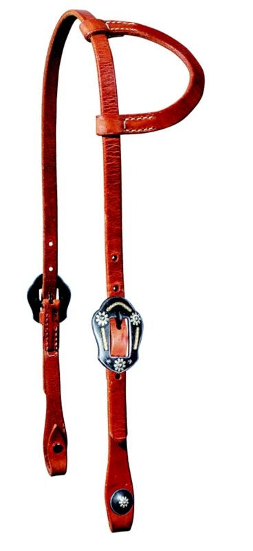 Schutz by Pro Choice Flat Ear Daisy Headstall