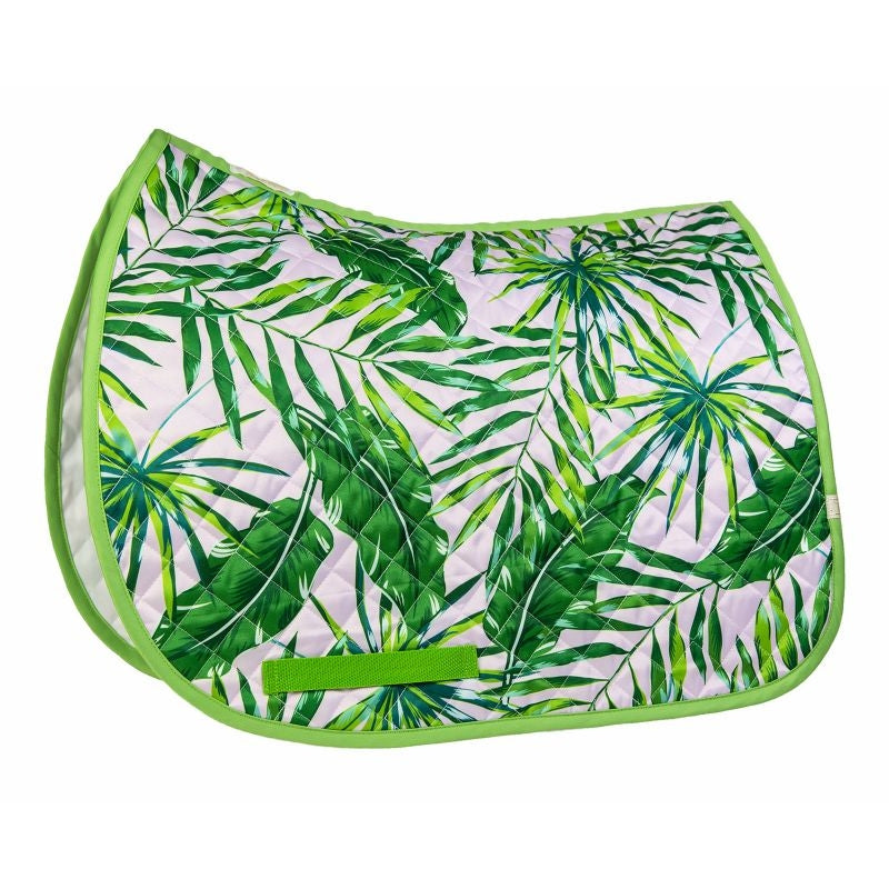 Lettia Embroidered Palm Leaf Baby Pad Saddle Liner
