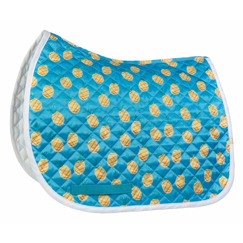 Lettia Embroidered Pineapple Baby Pad Saddle Liner