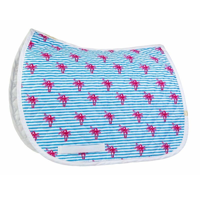 Lettia Embroidered Palm Tree Baby Pad Saddle Liner