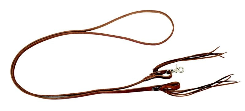 Cowboy Tack 5/8in x 8ft 4 String Roping Rein
