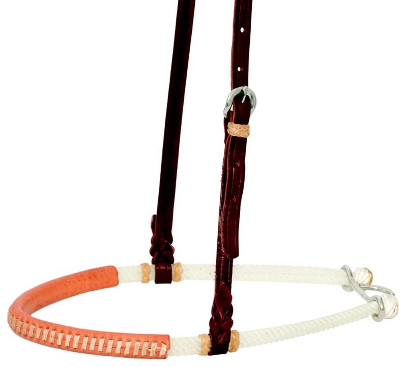 Cowboy Tack Double Rope Rawhide Lace Noseband