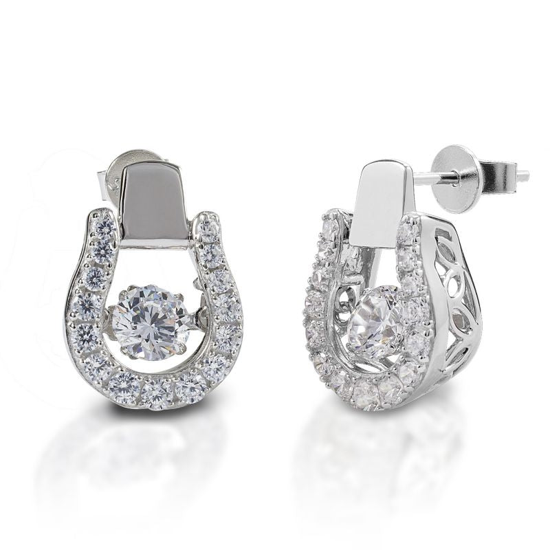 Kelly Herd Dancing Stirrup Earrings