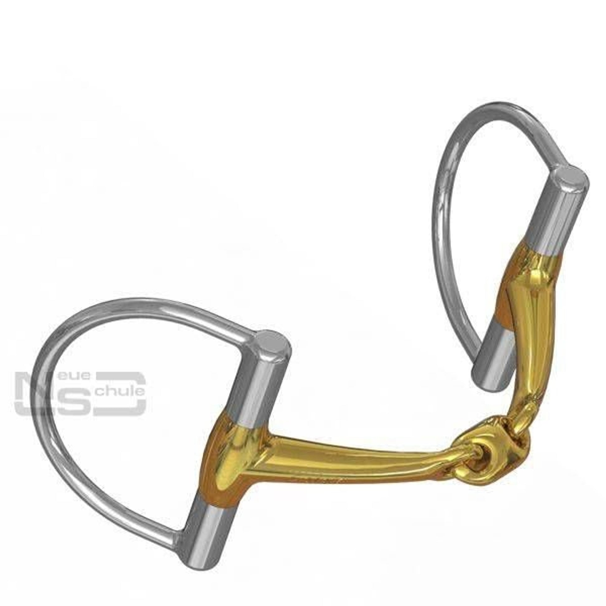 Neue Schule Angle Lozenge D Snaffle BIt 14mm