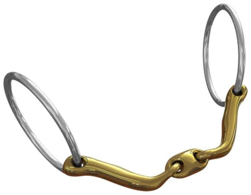 Neue Schule Verbindend Loose Ring Snaffle Bit