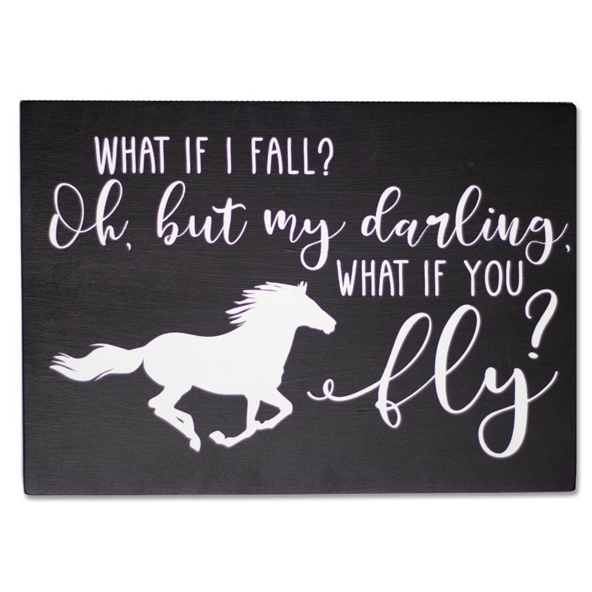 What if I Fall/What if You Fly Wall Decor