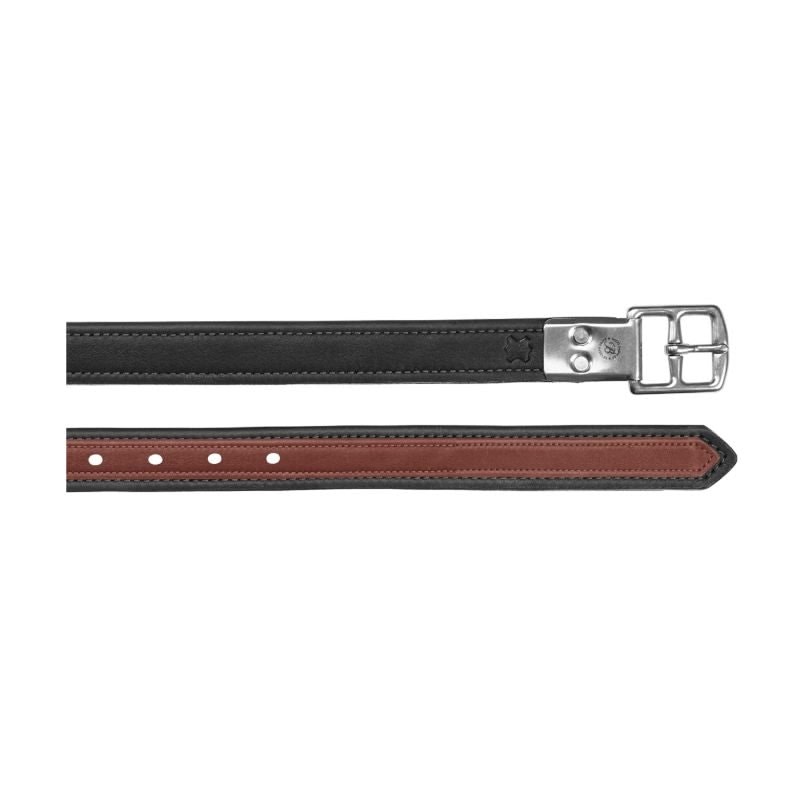 Bates Victrix Black Stirrup Leathers