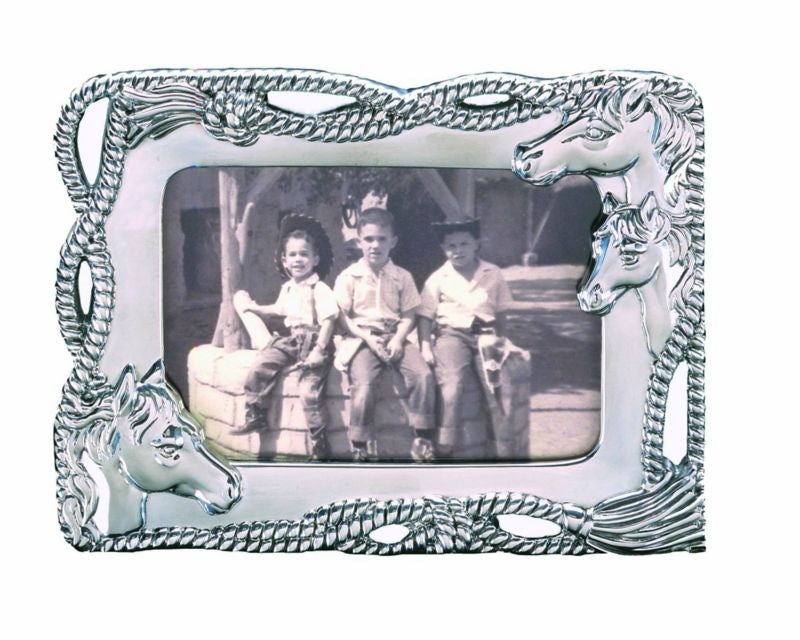 Arthur Court 4x6 Horse Photo Frame