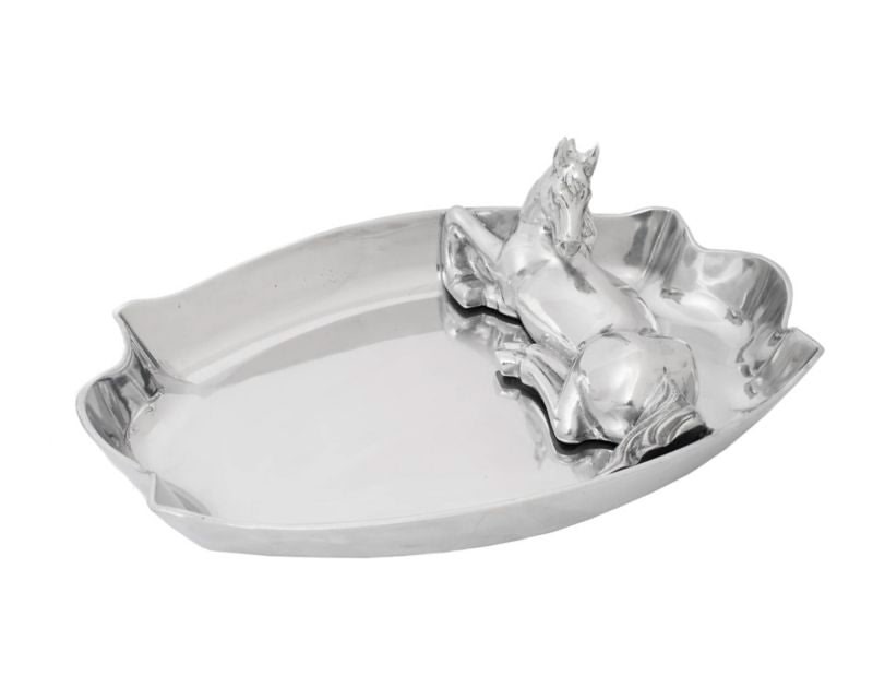 Arthur Court Horse Figural Chip and Dip