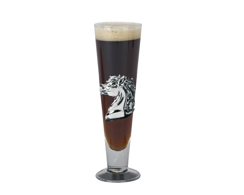 Arthur Court Horse Pilsner Glass