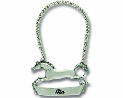 Vagabond House Gin Horse Stride Decanter Tag