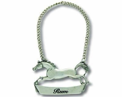 Vagabond House Rum Horse Stride Decanter Tag