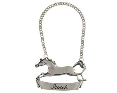 Vagabond House Scotch Horse Stride Decanter Tag