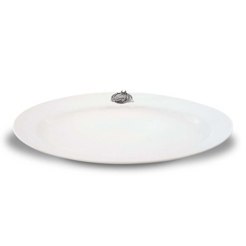 Vagabond House Equestrian Horseshoe Oval Tray