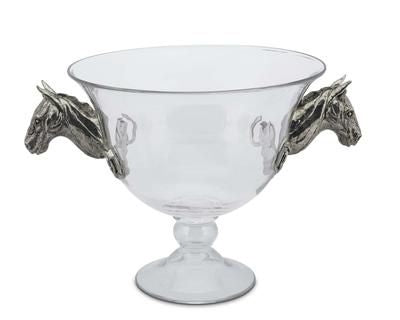Vagabond House Horse Head Glass Ice Tub