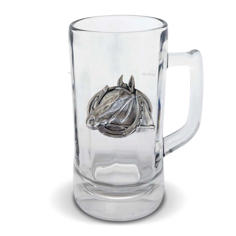 Vagabond House Horseshoe Beer Stein Glass