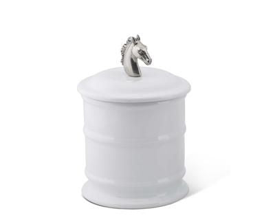 Vagabond House Horse Head Stoneware Canister