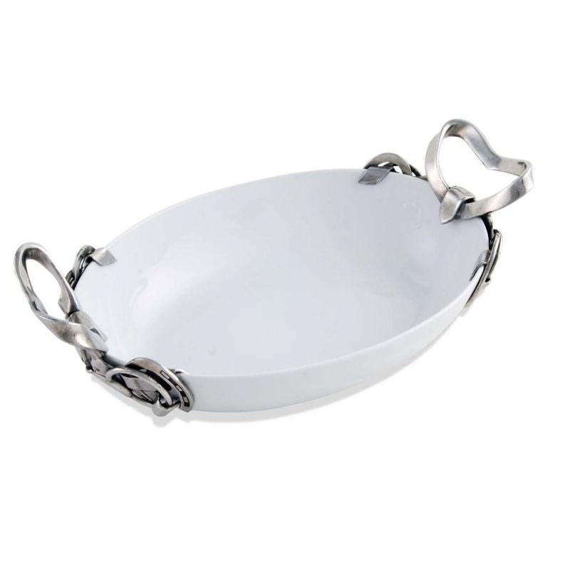 Vagabond House Equestrian Stoneware Dish