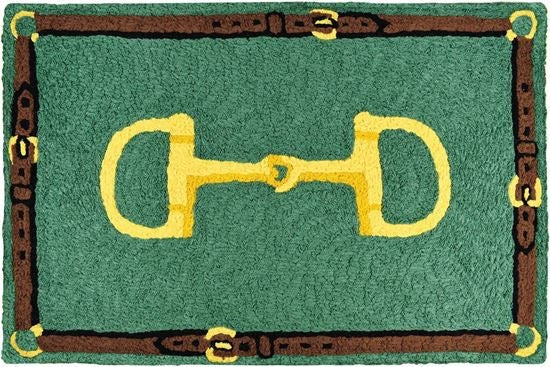Jellybean Bridle and Bit Accent Rug