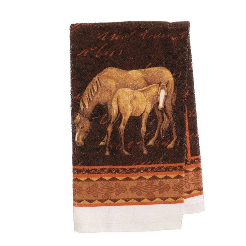 Mare and Foal Cloth Towel