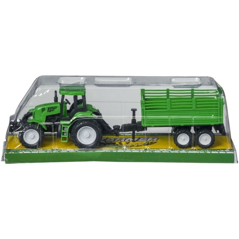 Polymar Free Wheel Tractor with Wagon Play Set