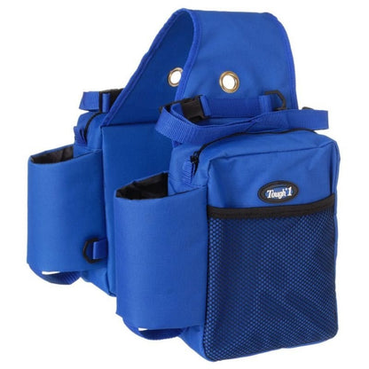 Tough1 Nylon Saddle Bag with Bottle Holders