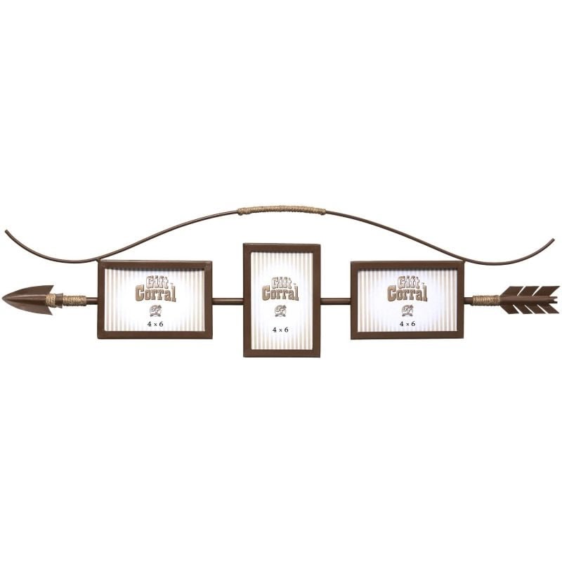 Arrow Wall Decor with 3 Frames