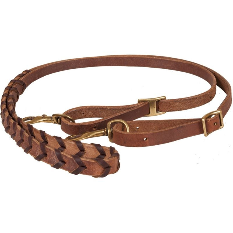 Oxbow 5/8in Latigo Laced Barrel Rein