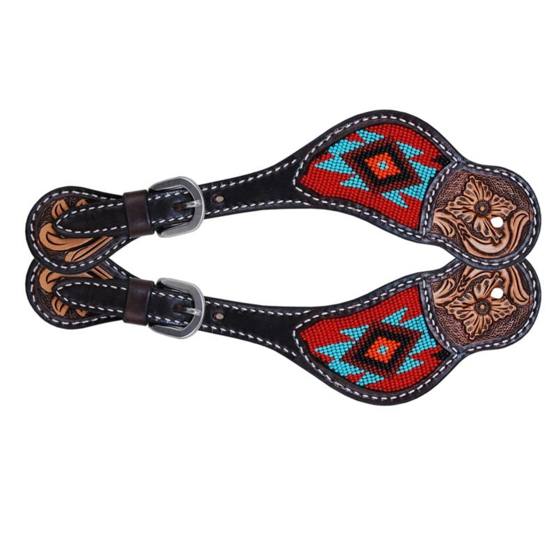 Oxbow Ladies Santa Fe Beaded Spur Straps
