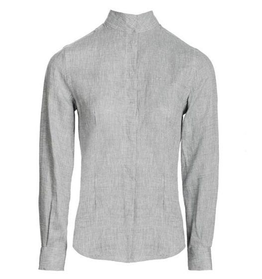 AA Ladies Long Sleeve Linen Shirt