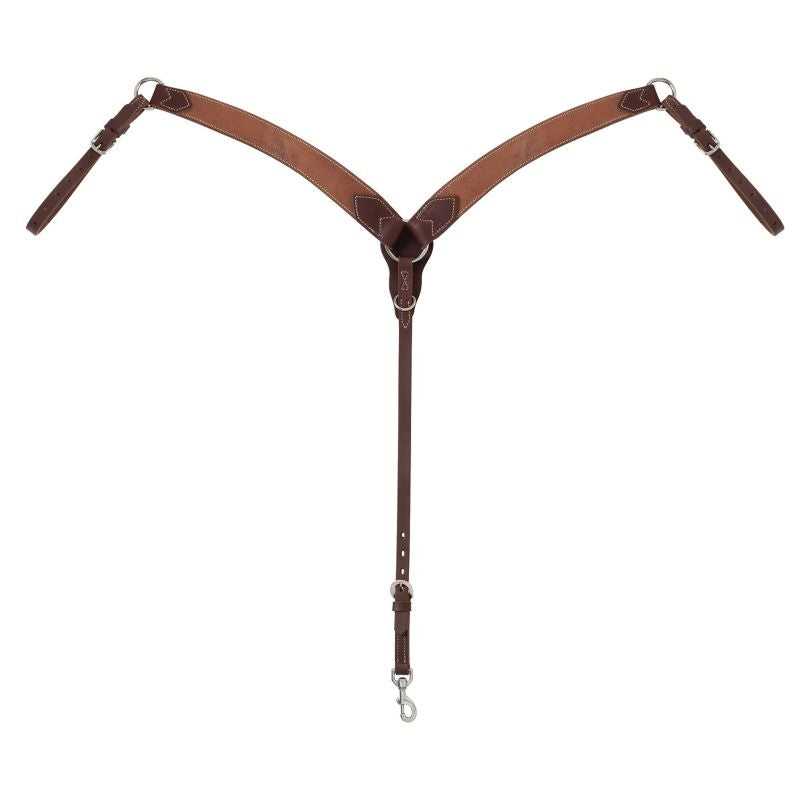 Weaver Rough Out Oiled Contoured Breast Collar