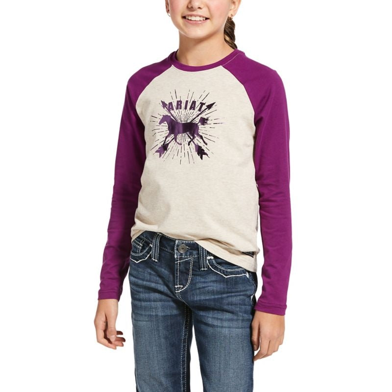Ariat Girls Dash Logo Tee