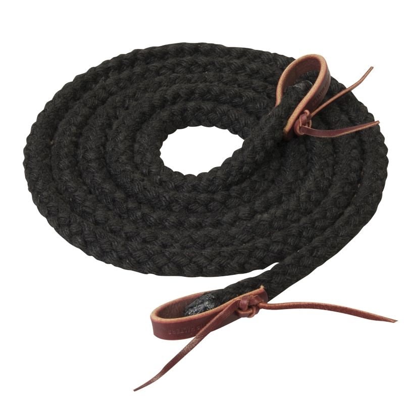 Weaver Silvertip Hollow Braid Trail Rein 10ft