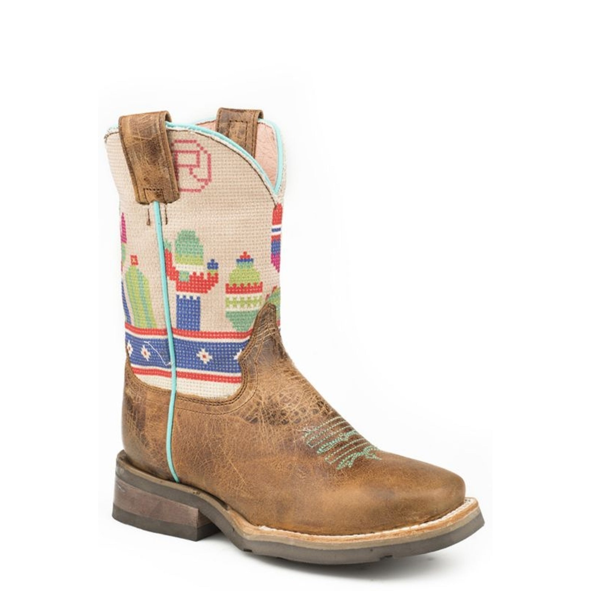 Roper Little Kids Colorful Cactus Boots