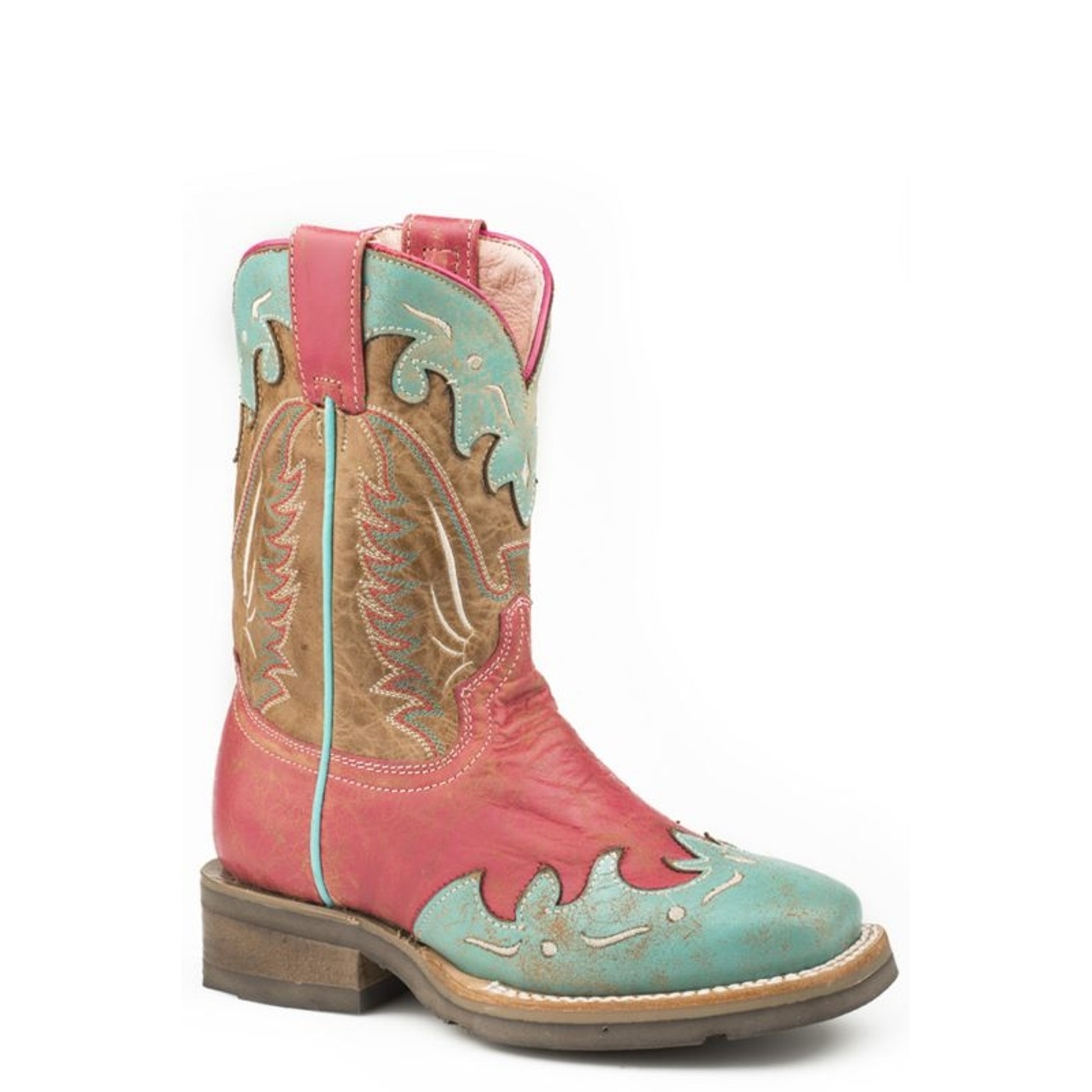 Roper Little Kids Christy Square Toe Boots
